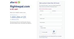 Desktop Screenshot of flightnepal.com